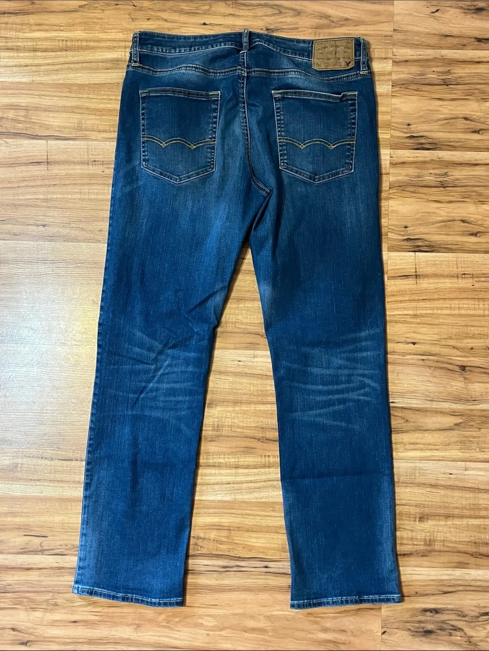 American Eagle Outfitters Men’s Blue Original Straight Jeans 33X32